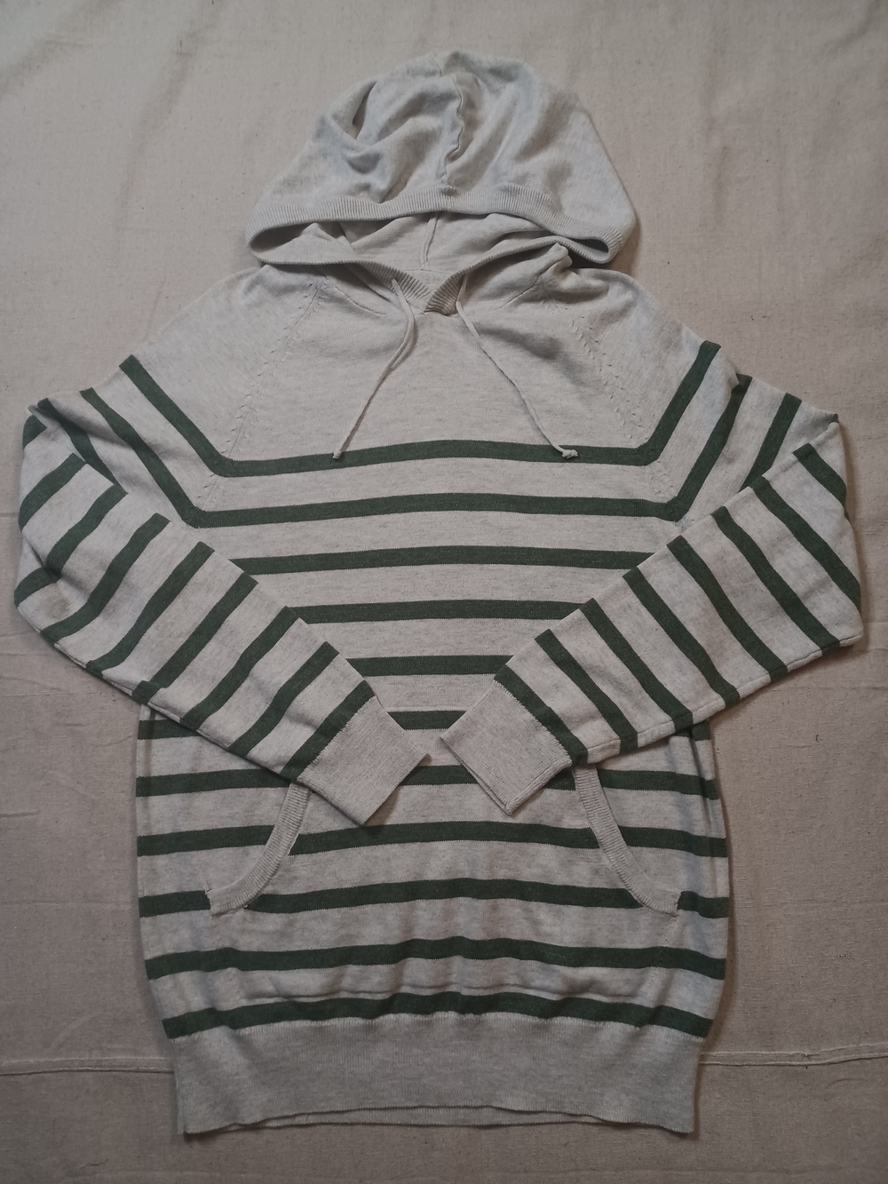 Sonoma Hooded Stripe Sweater Women's Size Medium